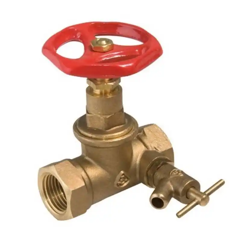 SLOVARM Absperrventil mit Entlüftung, gerade, K-125T, 6/4", 411098 Begrenztes Angebot