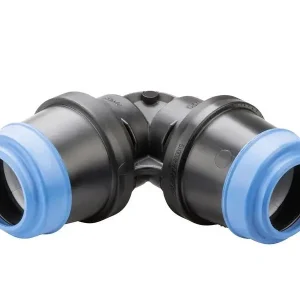 Hawle Gleitbogen 90°, ISO 6420, POM, für Wasserleitungen, 40 × 40 mm, 642004004016 Neuheit