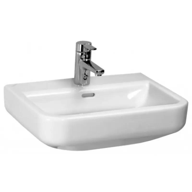Knallerangebot LAUFEN Form Waschtisch mit Hahnloch, 65 × 48 cm, weiß 8.1067.4.000.104.1