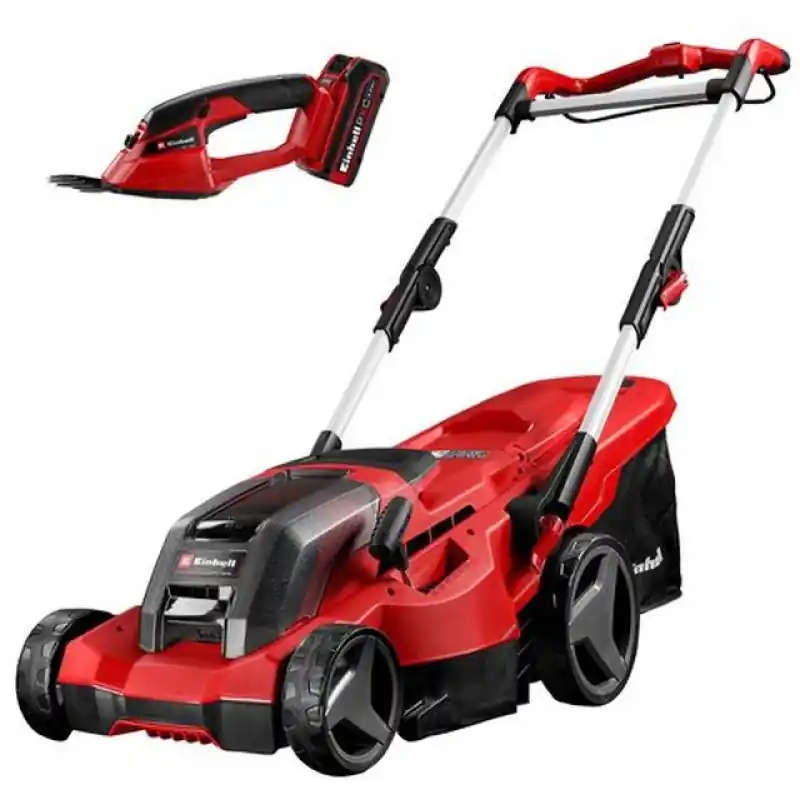 Rabatt Einhell GE-CM 36/37 Li Set (2x3,0Ah) Akku-Rasenmäher 3413173