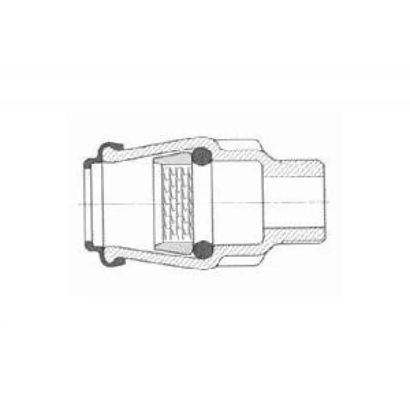 Neuheit Hawle Schiebefitting ISO 6125, Außengewinde, POM, 32 mm × 1" 612503200104