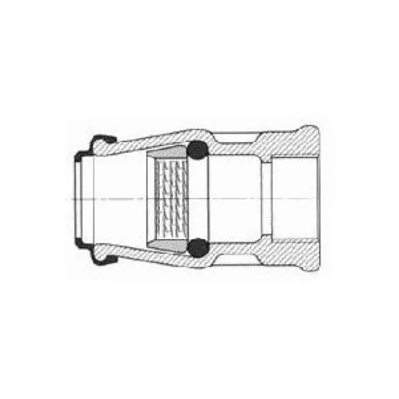 Top-Preis Hawle Schiebefitting ISO 6225, Innengewinde, POM, 40 mm × 5/4" 62250400540