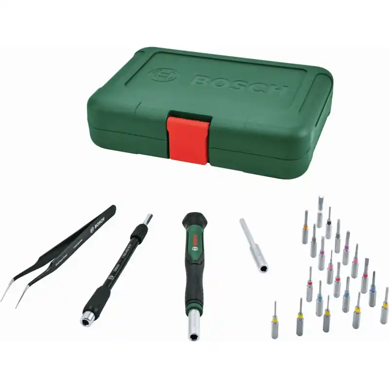 Heißes Angebot BOSCH Präzisions-Bit-Schraubendreher-Set 24-teilig 1600A039HT