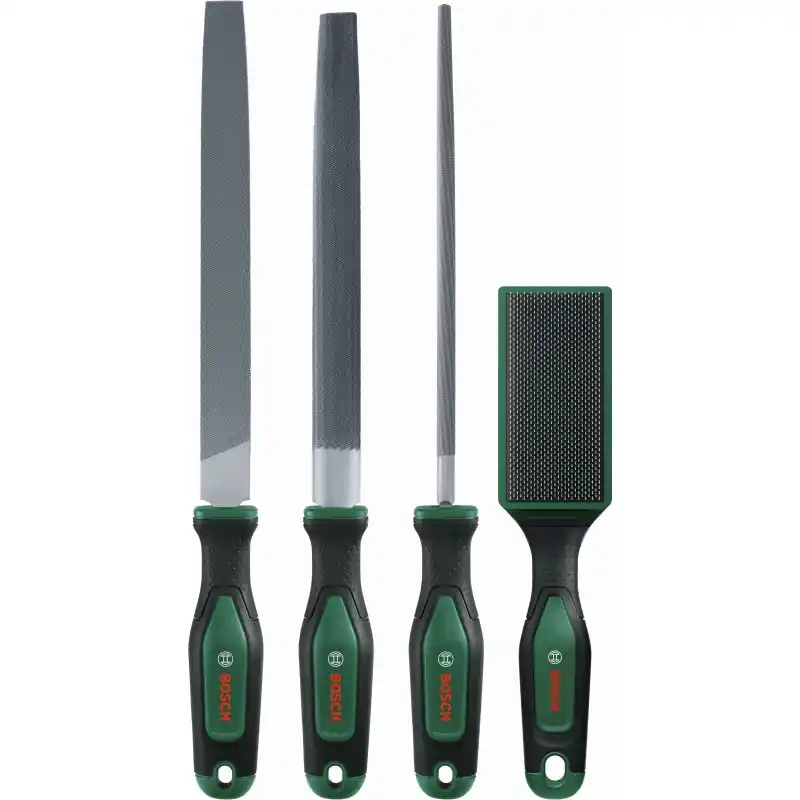Rabatt BOSCH Feilen-Set 200 mm / 8" mit Bürste, 4-teilig 1600A034GM