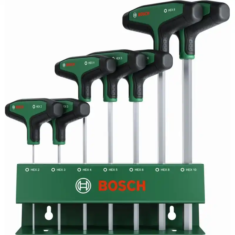 Geprüft BOSCH Sechskantschraubendreher-Set mit T-Griff 7-teilig 1600A039J1