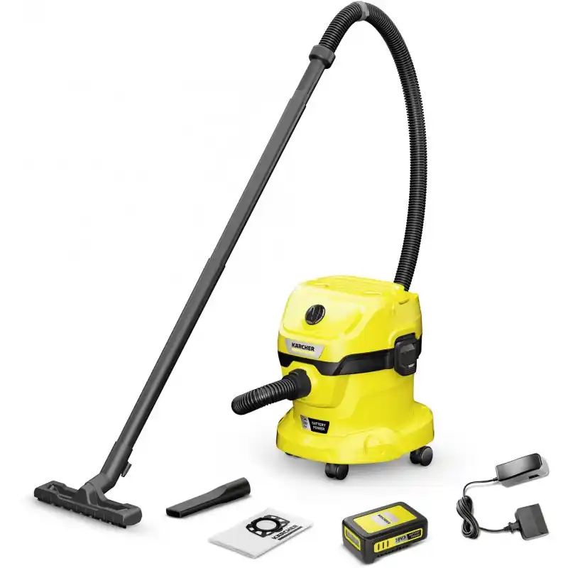 Kärcher WD 2-18 V-12/18 Akku-Nass-/Trockensauger (18V/1x2,5Ah/12L) 1.628-501.0 Mega-Angebot