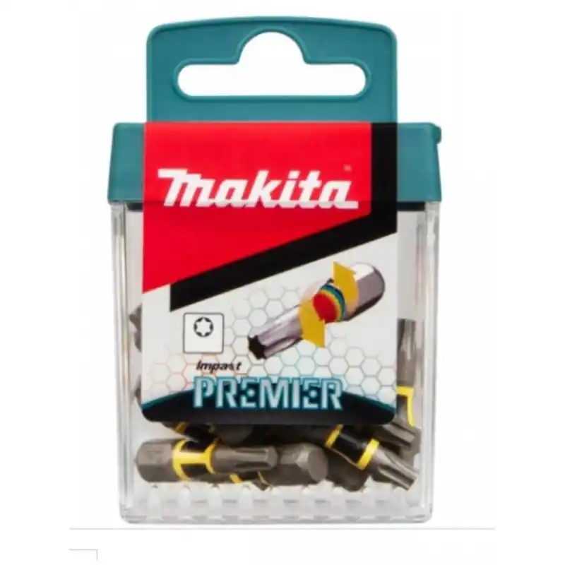 Preisreduziert Makita E-25971 Torsionsbit Impact Premier Serie (C-form) T30 – 25 mm, 15 Stück