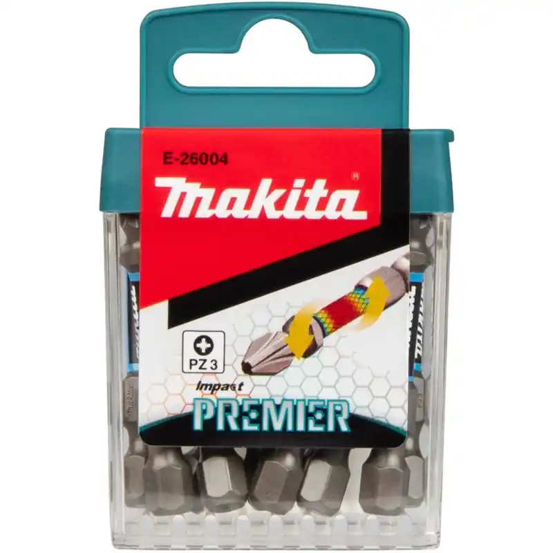 Makita E-26004 Torsionsbit Impact Premier Serie (E-form) PZ3 – 50 mm, 10 Stück Jetzt Bestellen