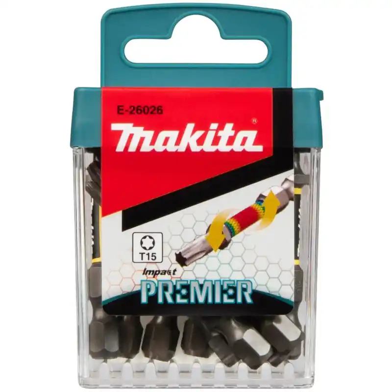Knallerangebot Makita E-26026 Torsionsbit Impact Premier Serie (E-form) T15 – 50 mm, 10 Stück