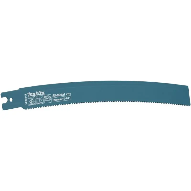 Makita E-26244 Gebogenes BiM Sägeblatt 260 × 1,6 mm, 8Z, 5 Stück Spezial JR003G Must-Have