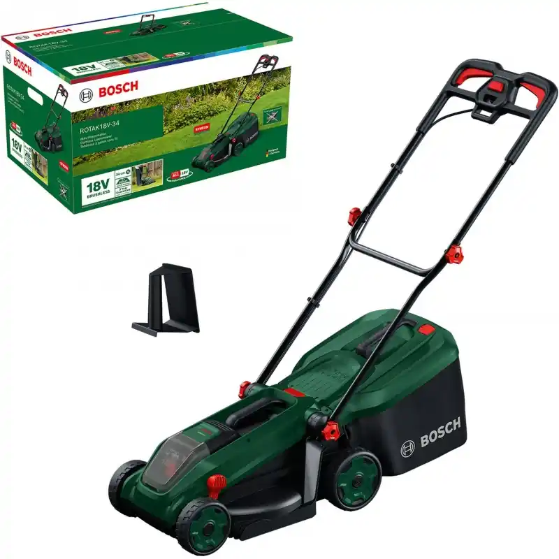 Preis Gesenkt BOSCH ROTAK18V-34 Akku-Rasenmäher 06008B9N01