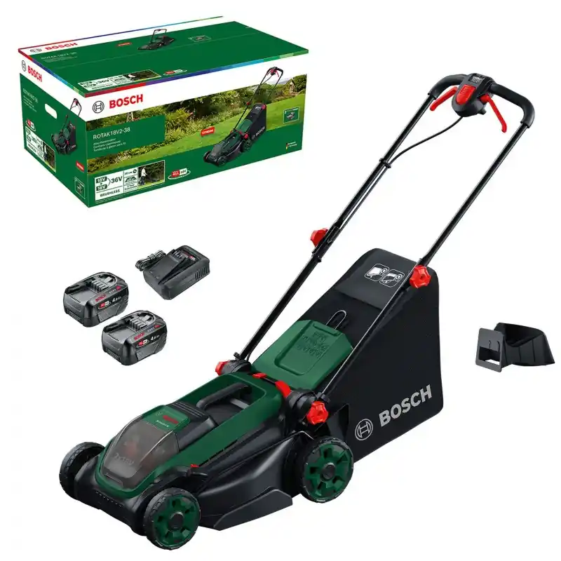 BOSCH ROTAK18V2-38 Akku-Rasenmäher 06008B9M00 Neuheit