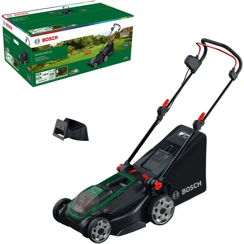 Top-Preis BOSCH ROTAK18V2-43 Akku-Rasenmäher 06008B9L01