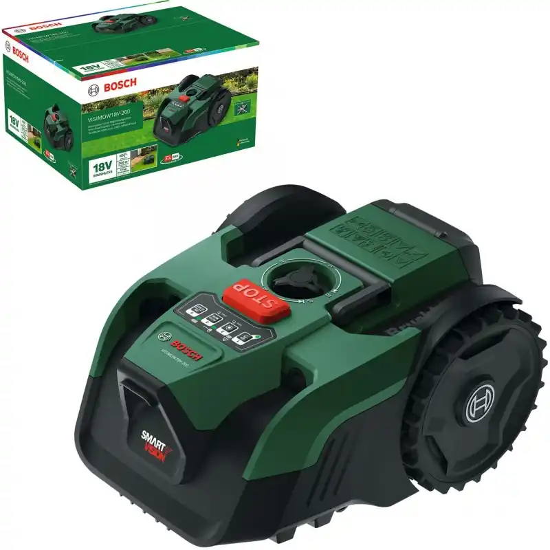 Finale Aktion BOSCH VISIMOW18V-200 Akku-Mähroboter 06008E1101