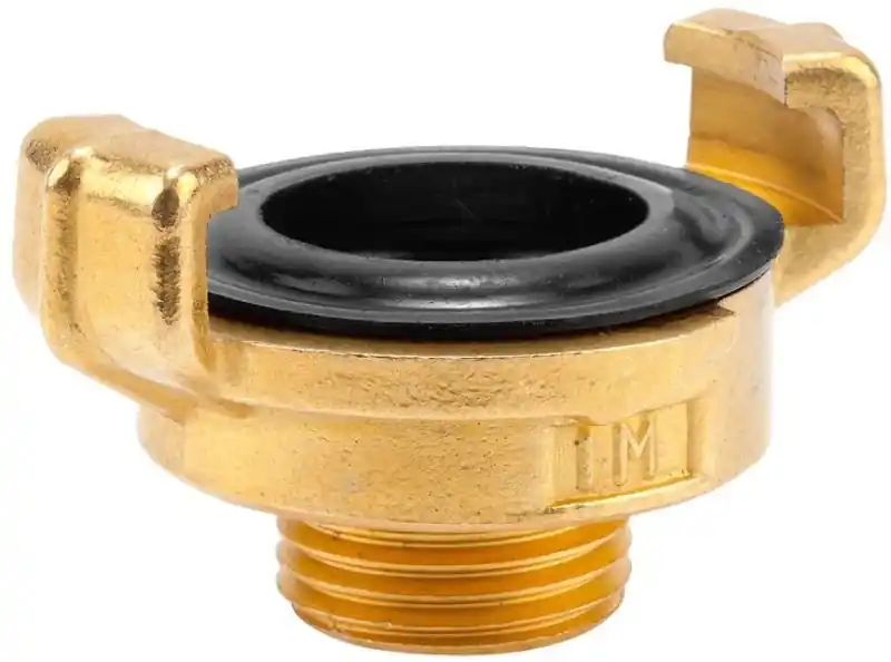 Gardena Messing Schnellkupplungs Gewinde-Stück, Außengewinde, G 1/2", 07112-20 Markenprodukt