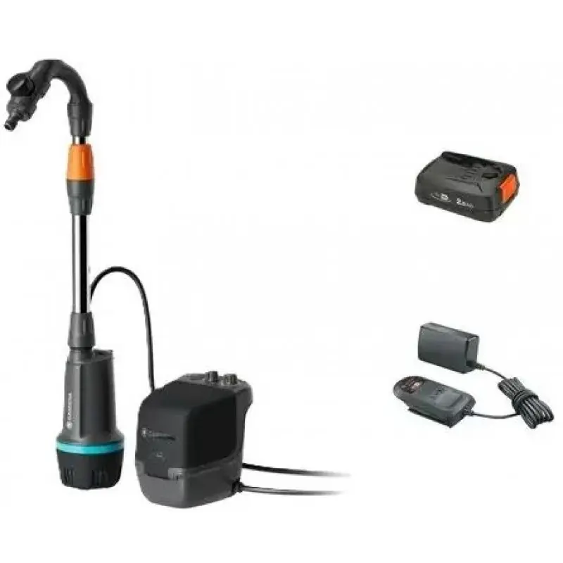 Gardena ComfAuto 2400, 18V P4A Akku-Regenfasspumpe (1x 2,5Ah) 14605-20 Aktuell