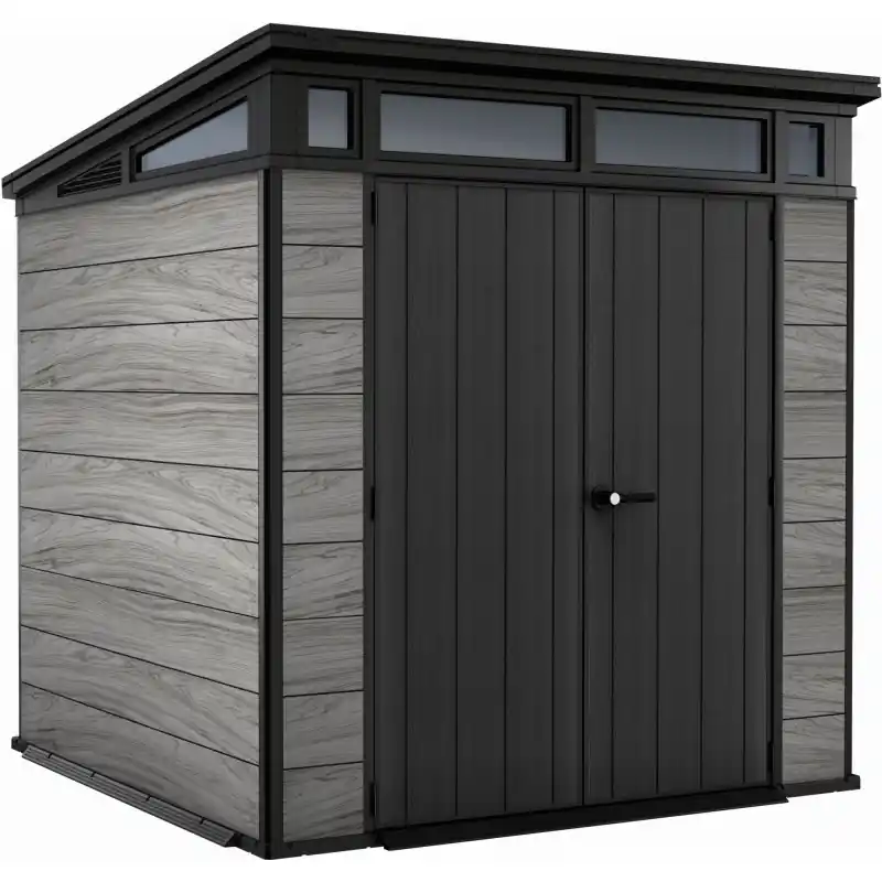 Knallerangebot KETER PENT SIGNATURE 7 x 7 Gerätehaus, 216 x 218 x 226 cm, grau 17214176