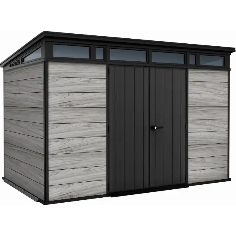 KETER PENT SIGNATURE 11 x 7 Gerätehaus, 342 x 218 x 226 cm, grau 17213860 Neu Im Sortiment