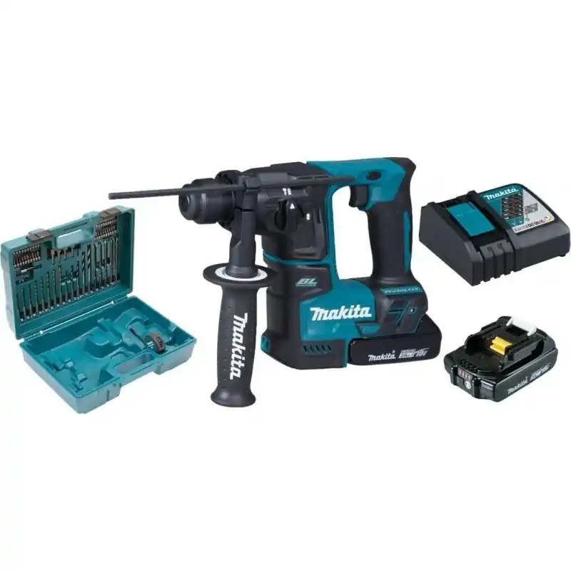 Neue Ware Makita DHR171RAX3 Akku-Bohrhammer SDS-Plus Li-ion 18V (2x 2,0Ah) transportkoffer