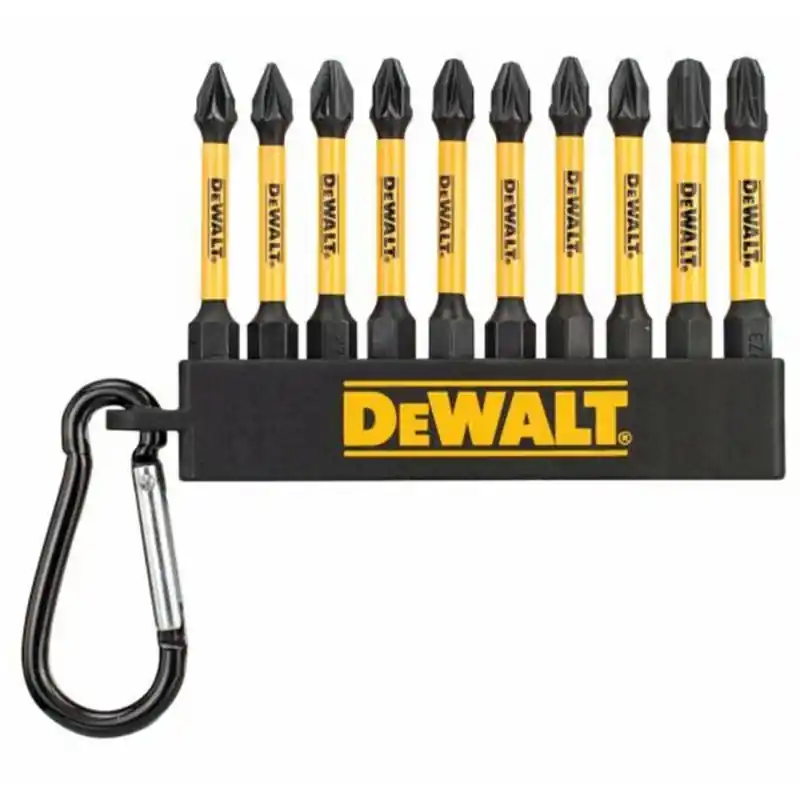 DeWALT DT7276-QZ Pozi Phillips Impact Driver Bit Set 50mm PZ1 PZ2 PH2 Zertifiziert