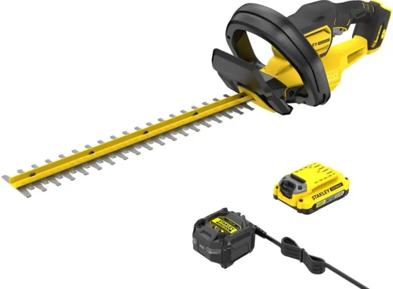 Geprüft Stanley SFMCHT650D1-QW FatMax V20 Akku-Heckenschere (50cm/18V/1x2,0Ah)