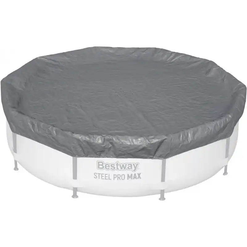 BESTWAY Winterfeste Premium Abdeckplane 305 cm, grau, rund 58948 Saisonangebot