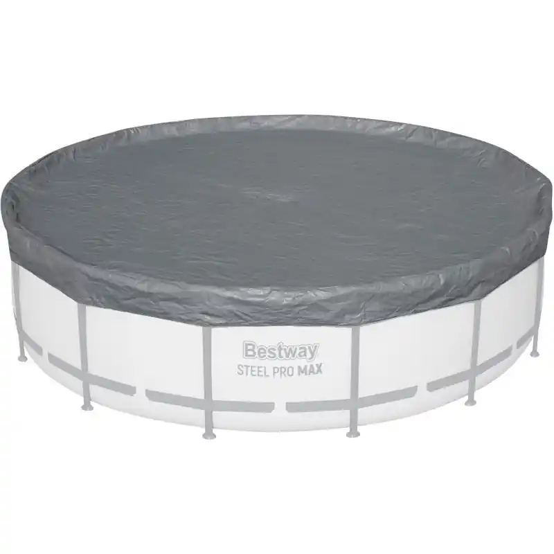 BESTWAY Winterfeste Premium Abdeckplane 427 cm, grau, rund 58950 Preiswert