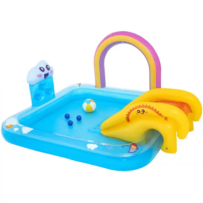 BESTWAY Regenbogen Wasserspielcenter, 188 x 150 x 89 cm 53174 Preisknaller