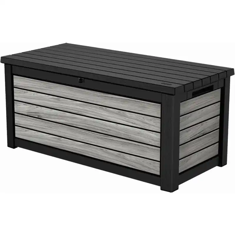 KETER DECO 630L Aufbewahrungsbox, 155 x72 x 69,5 cm, grau 17213823 Nur Heute