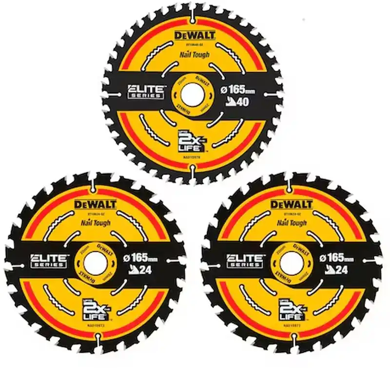 Neue Kollektion DeWALT DT10397 ELITE Kreissägeblatt für Handkreissägen 3 Stk.
