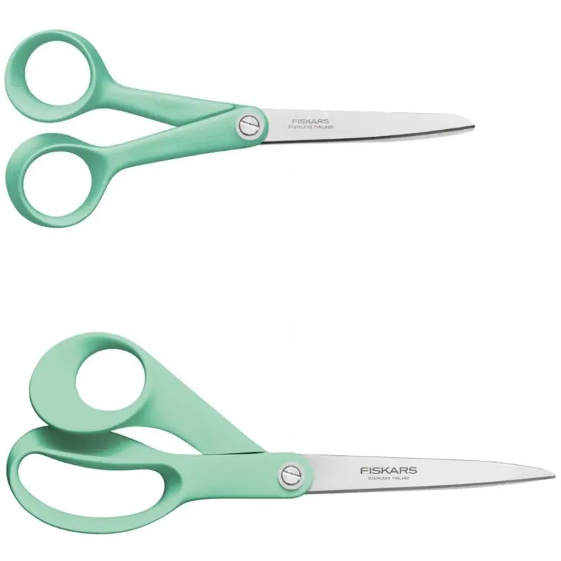 Fiskars Inspiration Mint Scheren-Set (17 cm 21 cm) 1084006 Günstig