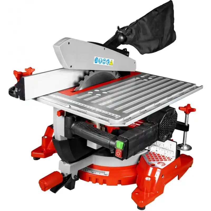 Neuheit Holzmann Tisch- Kappsäge + Sägeblatt Anschlag (305x30mm/2000W) TK305_230V
