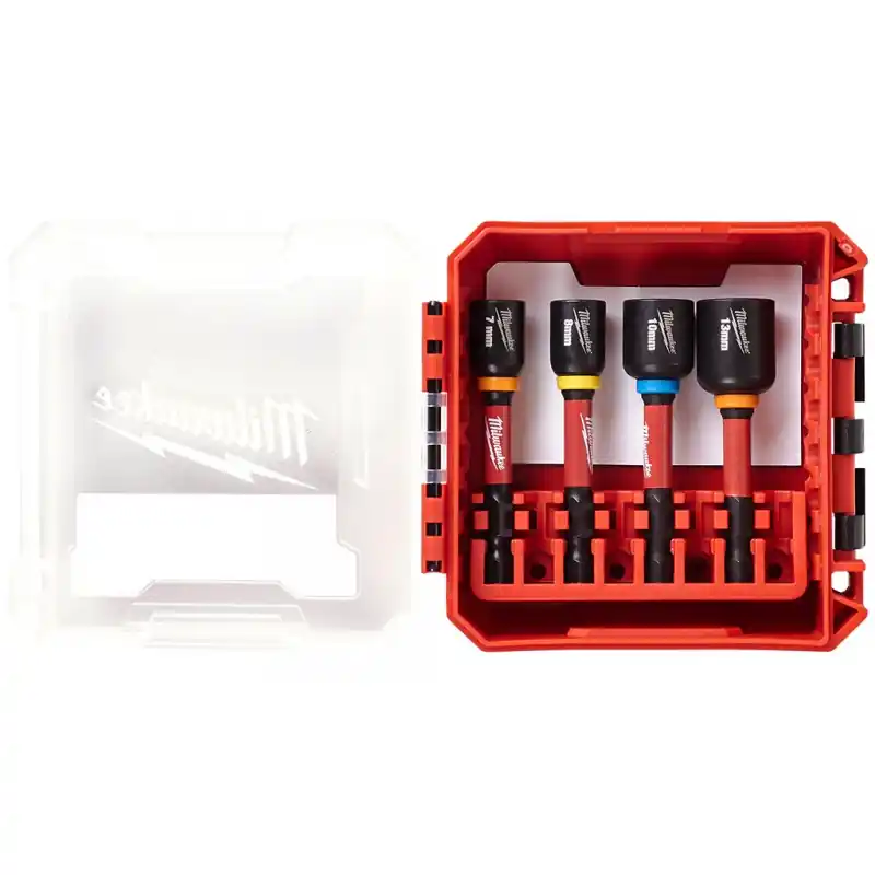 Neu Im Sortiment Milwaukee Shockwave Steckschlüssel 1/4 - 4 Stk. 4932492445