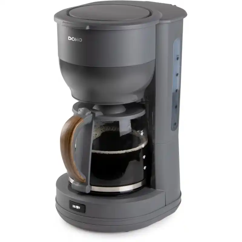 DOMO WOOD YOU Kaffeemaschine - grau DO754K Top-Seller