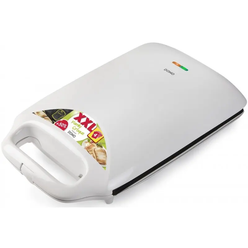 ABVERKAUF DOMO XXL Sandwichmaker für bis zu vier XL Sandwiches 1800W, DO9064C NACH SERVICE Letzte Chance