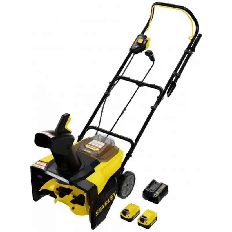 Knallerangebot Stanley SCSNP460R2-QW FatMax V20 Schneefräse (46cm/18V/2x6,0Ah)