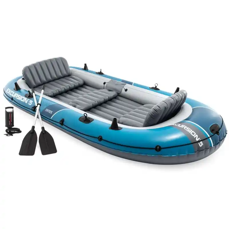 INTEX Excursion 5 Boat Schlauchboot 366 x 168 x 43cm 66325NP Wochenendangebot