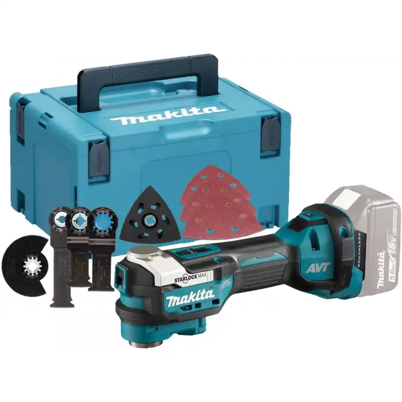 Letzte Chance Makita DTM52ZJX4 Multifunktionswerkzeug (18V/ohne akku) Makpac