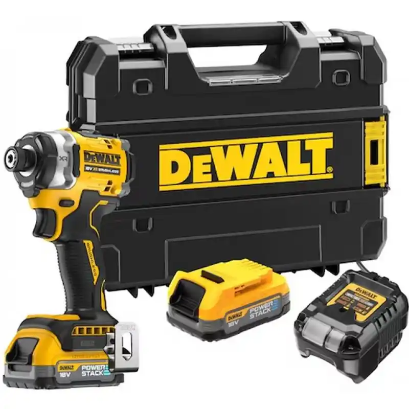 Markenprodukt DeWALT DCF860E2T-QW Akku Schlagschrauber XR (18V/282Nm/2x1,7Ah) Tstak