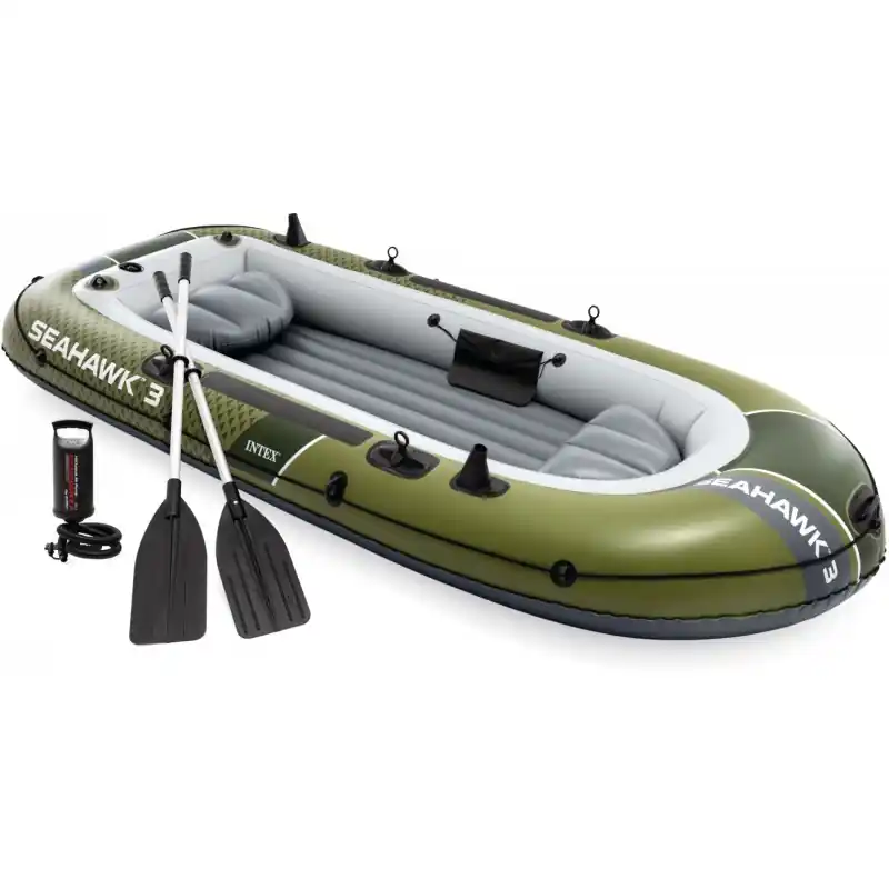 Echt INTEX Seahawk 3 Boat Schlauchboot 295 x 137 x 43 cm 66333NP