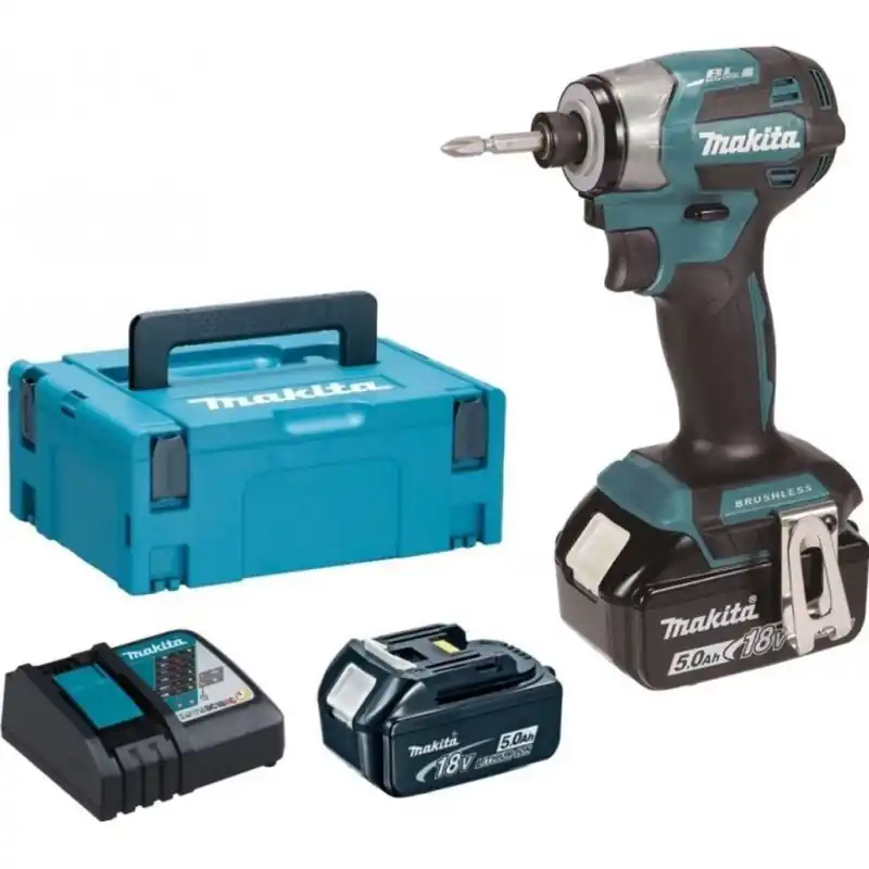 Nur Heute Makita DTD173RTJ Akku-Schlagschrauber 1/4" Li-ion LXT (18V/ 2x 5,0Ah), Makpac