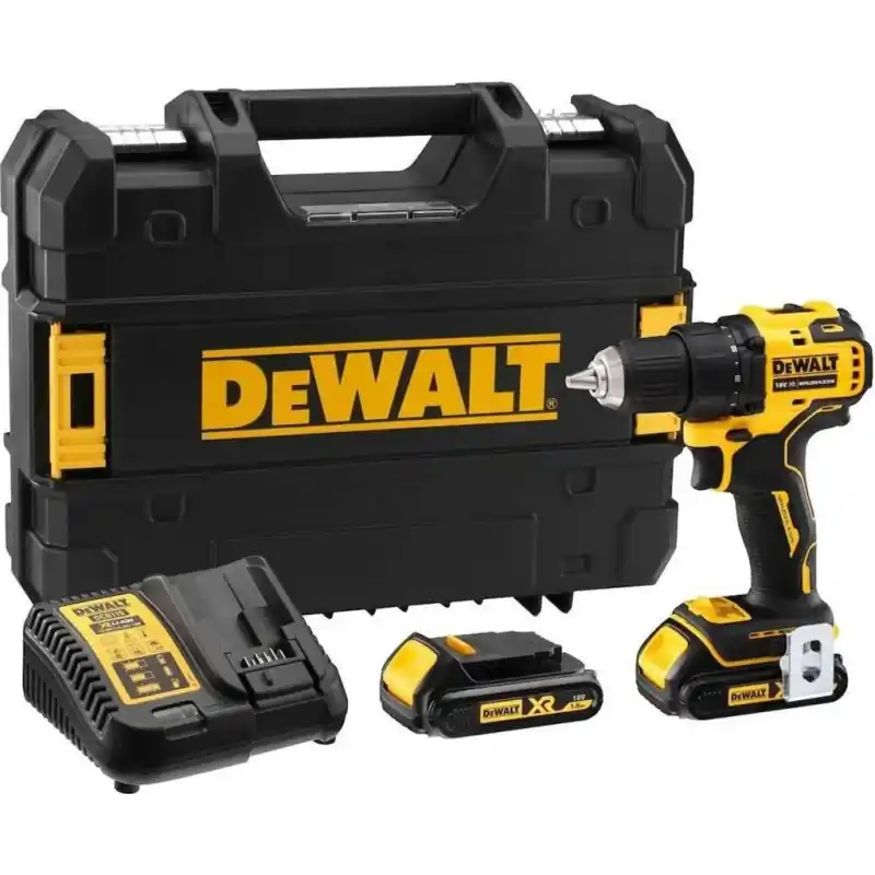 Wochenendangebot DeWALT DCD708D1T-QW Akku Kompakt-Bohrschrauber 65Nm XR (18V/1x2,0Ah) Koffer Tstak