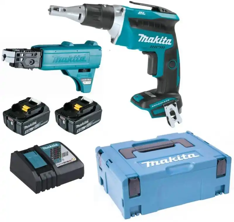 Expressversand Makita DFS452TJX2 Akku-Schnellbauschrauber Li-ion LXT (18V/2x 5,0Ah) Makpac
