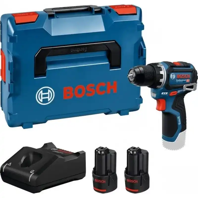 BOSCH GSR 12V-32 PROFESSIONAL Akku-Bohrschrauber, 2× 3,0 Ah, L-BOXX 06019N7007 Abverkauf
