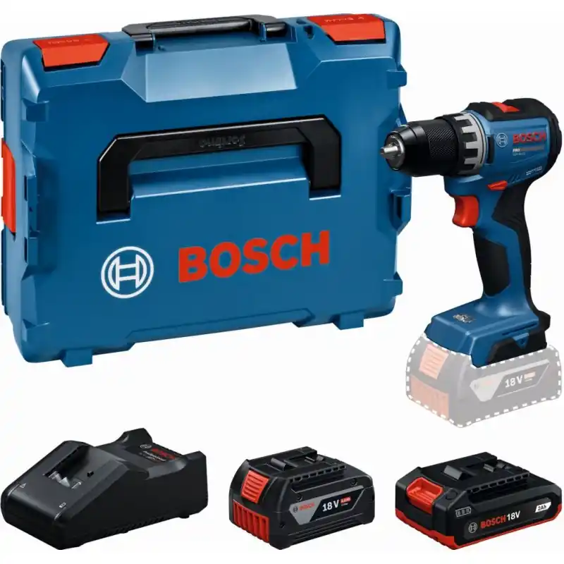BOSCH GSR18V-52 PROFESSIONAL Akku-Bohrschrauber, 1 x 2,0Ah +1 x 4,0Ah, L-BOXX 06019S0024 Sofort Bestellen
