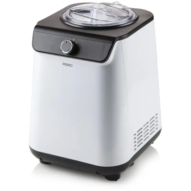 PRIMO Eismaschine mit Kompressor - weiß 1,2l/135W PR401IM Top-Preis