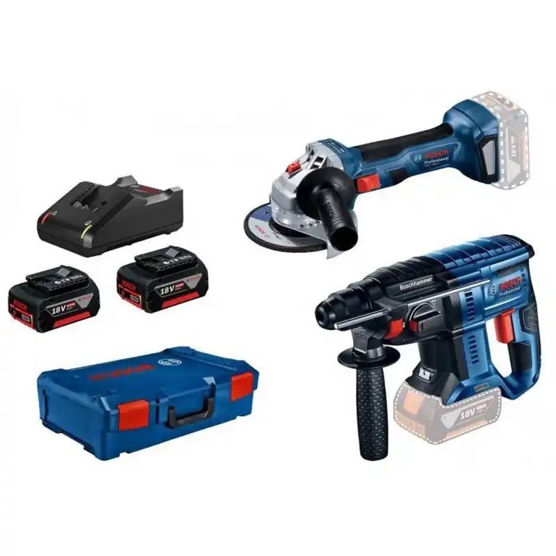 Preiswert BOSCH GBH 180-LI + GWS 180-LI + 2x4.0 Ah, GAL 18V-40, XL-BOXX 0615990N05