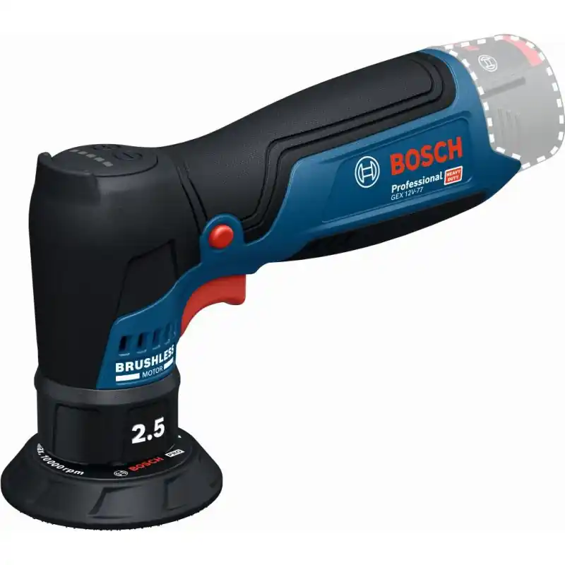 BOSCH GEX 12V-77 PROFESSIONAL Exzenterschleifer, ohne Akku 06019L2101 Wochenendangebot
