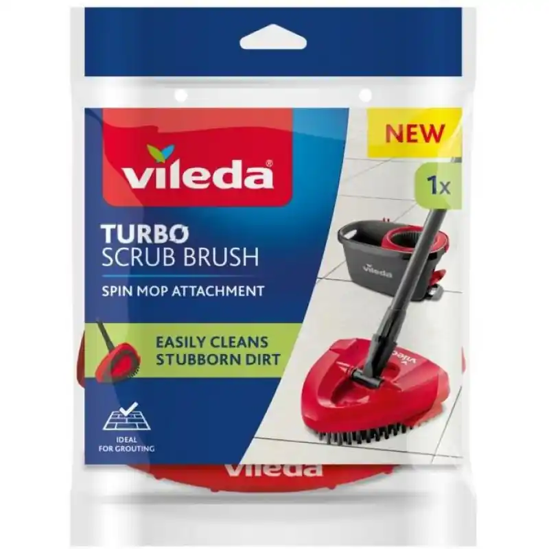 VILEDA Turbo Bürsten-Ersatzkopf für Rotationsmopps 180742 Begrenztes Angebot