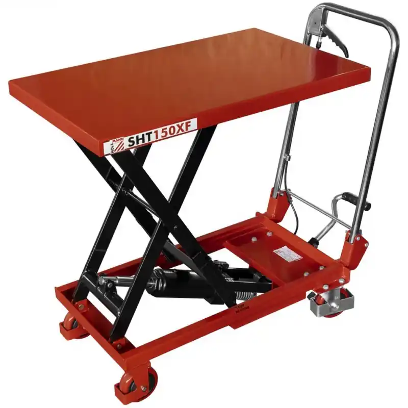 Holzmann Scheren-Hubtischwagen (150kg) SHT150XF Knallerangebot